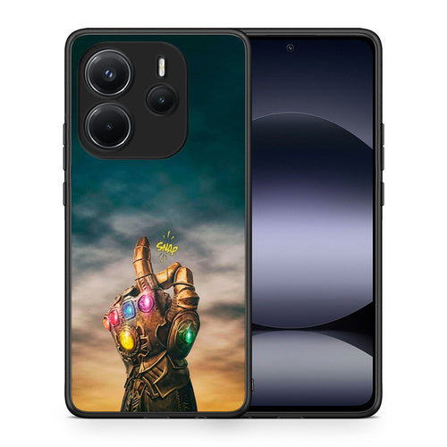 Θήκη Xiaomi Redmi Note 14 4G Infinity Snap από τη Smartfits με σχέδιο στο πίσω μέρος και μαύρο περίβλημα | Xiaomi Redmi Note 14 4G Infinity Snap case with colorful back and black bezels