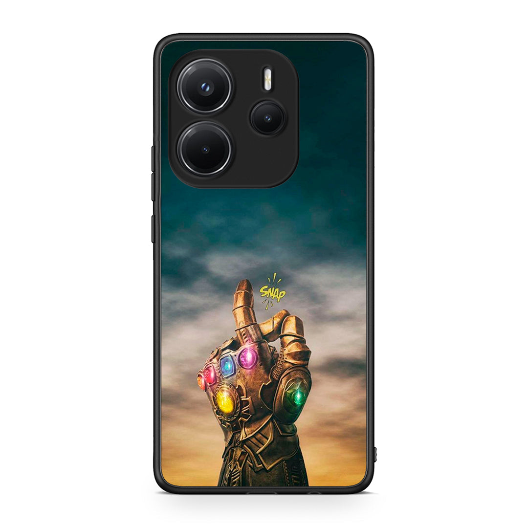 Xiaomi Redmi Note 14 4G Infinity Snap θήκη από τη Smartfits με σχέδιο στο πίσω μέρος και μαύρο περίβλημα | Smartphone case with colorful back and black bezels by Smartfits