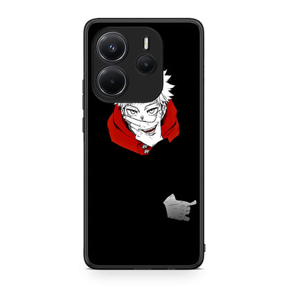 Xiaomi Redmi Note 14 4G Itadori Anime θήκη από τη Smartfits με σχέδιο στο πίσω μέρος και μαύρο περίβλημα | Smartphone case with colorful back and black bezels by Smartfits