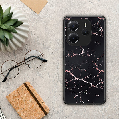 Marble Black Rosegold - Xiaomi Redmi Note 14 4G θήκη