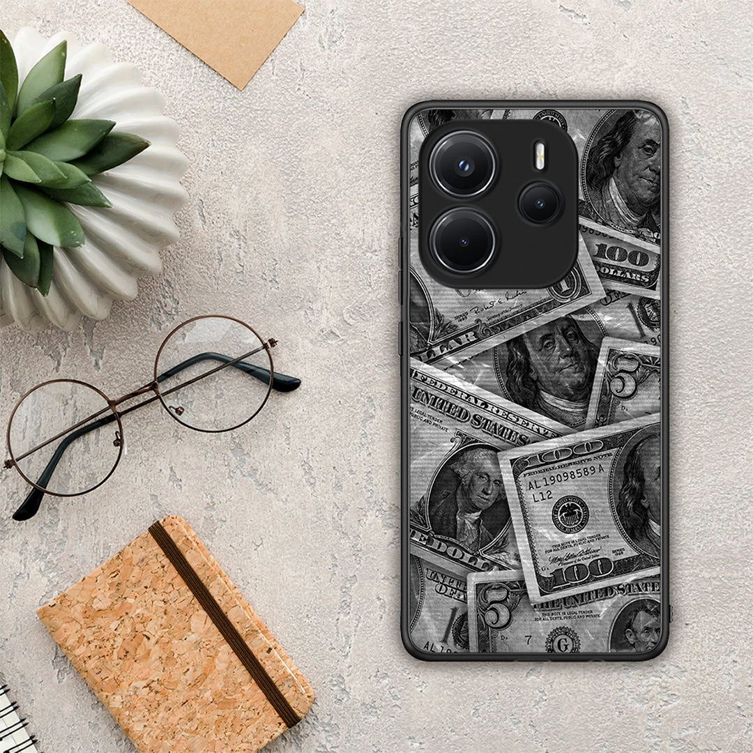 Money Dollars - Xiaomi Redmi Note 14 4G θήκη
