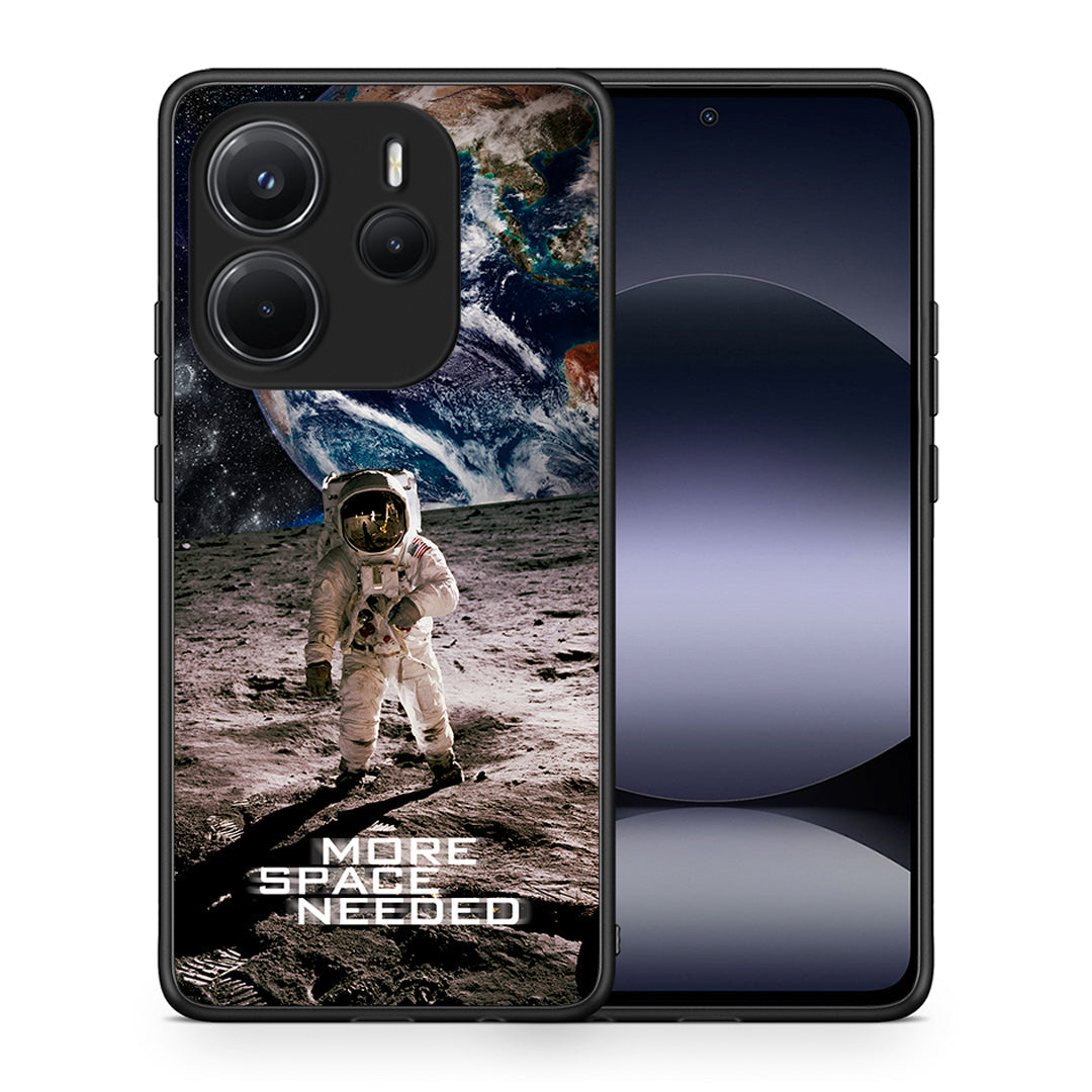 Θήκη Xiaomi Redmi Note 14 4G More Space από τη Smartfits με σχέδιο στο πίσω μέρος και μαύρο περίβλημα | Xiaomi Redmi Note 14 4G More Space case with colorful back and black bezels