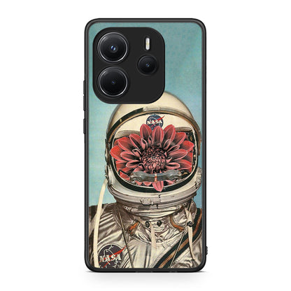 Xiaomi Redmi Note 14 4G Nasa Bloom θήκη από τη Smartfits με σχέδιο στο πίσω μέρος και μαύρο περίβλημα | Smartphone case with colorful back and black bezels by Smartfits