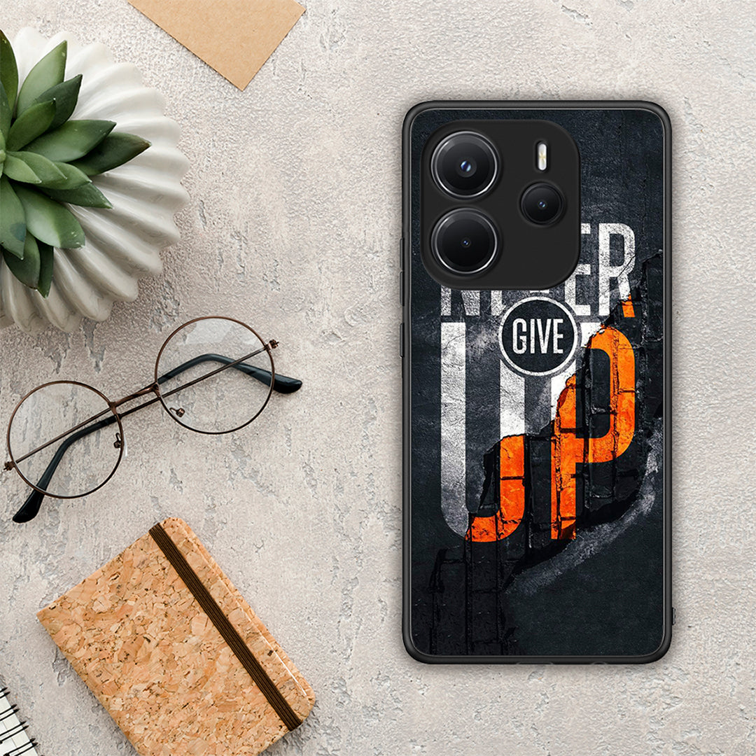Never Give Up - Xiaomi Redmi Note 14 4G θήκη