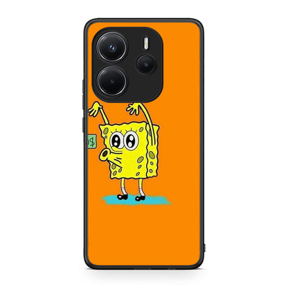 Xiaomi Redmi Note 14 4G No Money 2 Θήκη Αγίου Βαλεντίνου από τη Smartfits με σχέδιο στο πίσω μέρος και μαύρο περίβλημα | Smartphone case with colorful back and black bezels by Smartfits