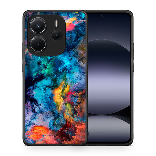 Θήκη Xiaomi Redmi Note 14 4G Crayola Paint από τη Smartfits με σχέδιο στο πίσω μέρος και μαύρο περίβλημα | Xiaomi Redmi Note 14 4G Crayola Paint case with colorful back and black bezels