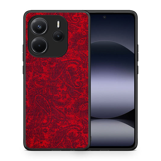 Θήκη Xiaomi Redmi Note 14 4G Paisley Cashmere από τη Smartfits με σχέδιο στο πίσω μέρος και μαύρο περίβλημα | Xiaomi Redmi Note 14 4G Paisley Cashmere case with colorful back and black bezels