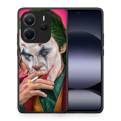 Θήκη Xiaomi Redmi Note 14 4G JokesOnU PopArt από τη Smartfits με σχέδιο στο πίσω μέρος και μαύρο περίβλημα | Xiaomi Redmi Note 14 4G JokesOnU PopArt case with colorful back and black bezels