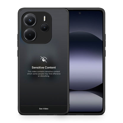 Θήκη Xiaomi Redmi Note 14 4G Sensitive Content από τη Smartfits με σχέδιο στο πίσω μέρος και μαύρο περίβλημα | Xiaomi Redmi Note 14 4G Sensitive Content case with colorful back and black bezels