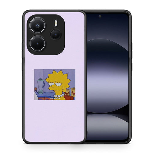 Θήκη Xiaomi Redmi Note 14 4G So Happy από τη Smartfits με σχέδιο στο πίσω μέρος και μαύρο περίβλημα | Xiaomi Redmi Note 14 4G So Happy case with colorful back and black bezels