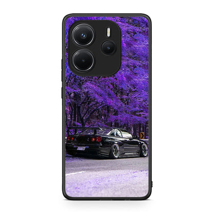 Xiaomi Redmi Note 14 4G Super Car Θήκη Αγίου Βαλεντίνου από τη Smartfits με σχέδιο στο πίσω μέρος και μαύρο περίβλημα | Smartphone case with colorful back and black bezels by Smartfits