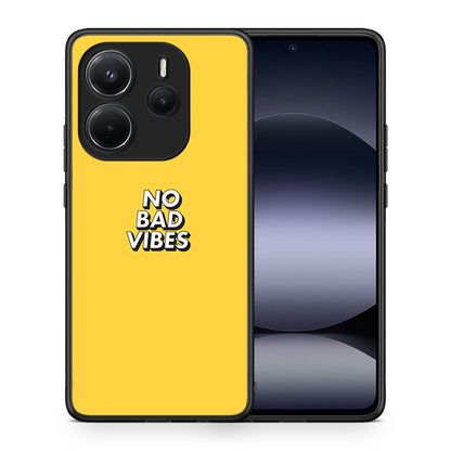 Θήκη Xiaomi Redmi Note 14 4G Vibes Text από τη Smartfits με σχέδιο στο πίσω μέρος και μαύρο περίβλημα | Xiaomi Redmi Note 14 4G Vibes Text case with colorful back and black bezels