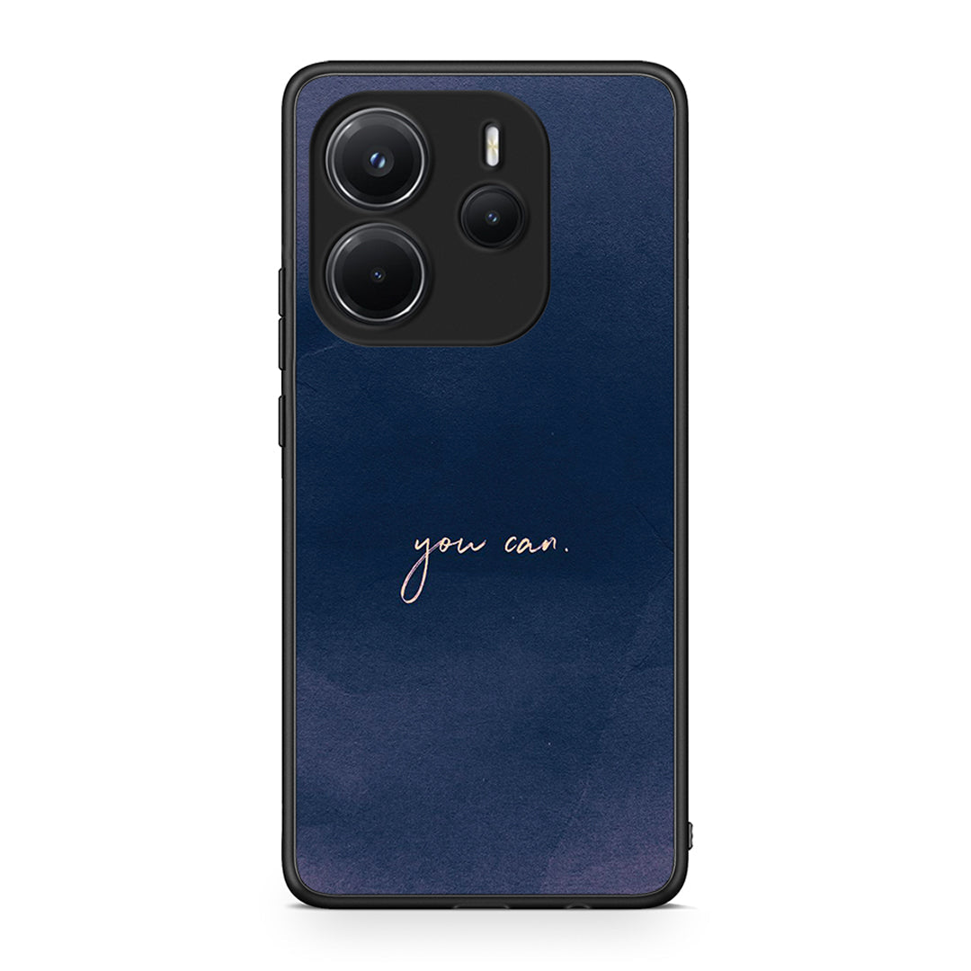 Xiaomi Redmi Note 14 4G You Can θήκη από τη Smartfits με σχέδιο στο πίσω μέρος και μαύρο περίβλημα | Smartphone case with colorful back and black bezels by Smartfits