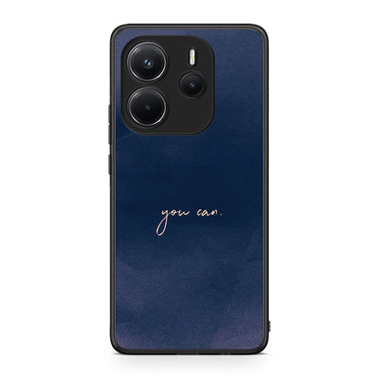 Xiaomi Redmi Note 14 4G You Can θήκη από τη Smartfits με σχέδιο στο πίσω μέρος και μαύρο περίβλημα | Smartphone case with colorful back and black bezels by Smartfits