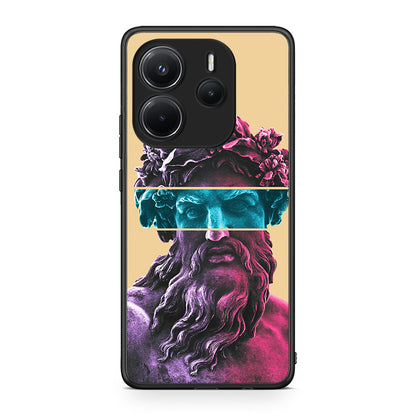 Xiaomi Redmi Note 14 4G Zeus Art Θήκη Αγίου Βαλεντίνου από τη Smartfits με σχέδιο στο πίσω μέρος και μαύρο περίβλημα | Smartphone case with colorful back and black bezels by Smartfits