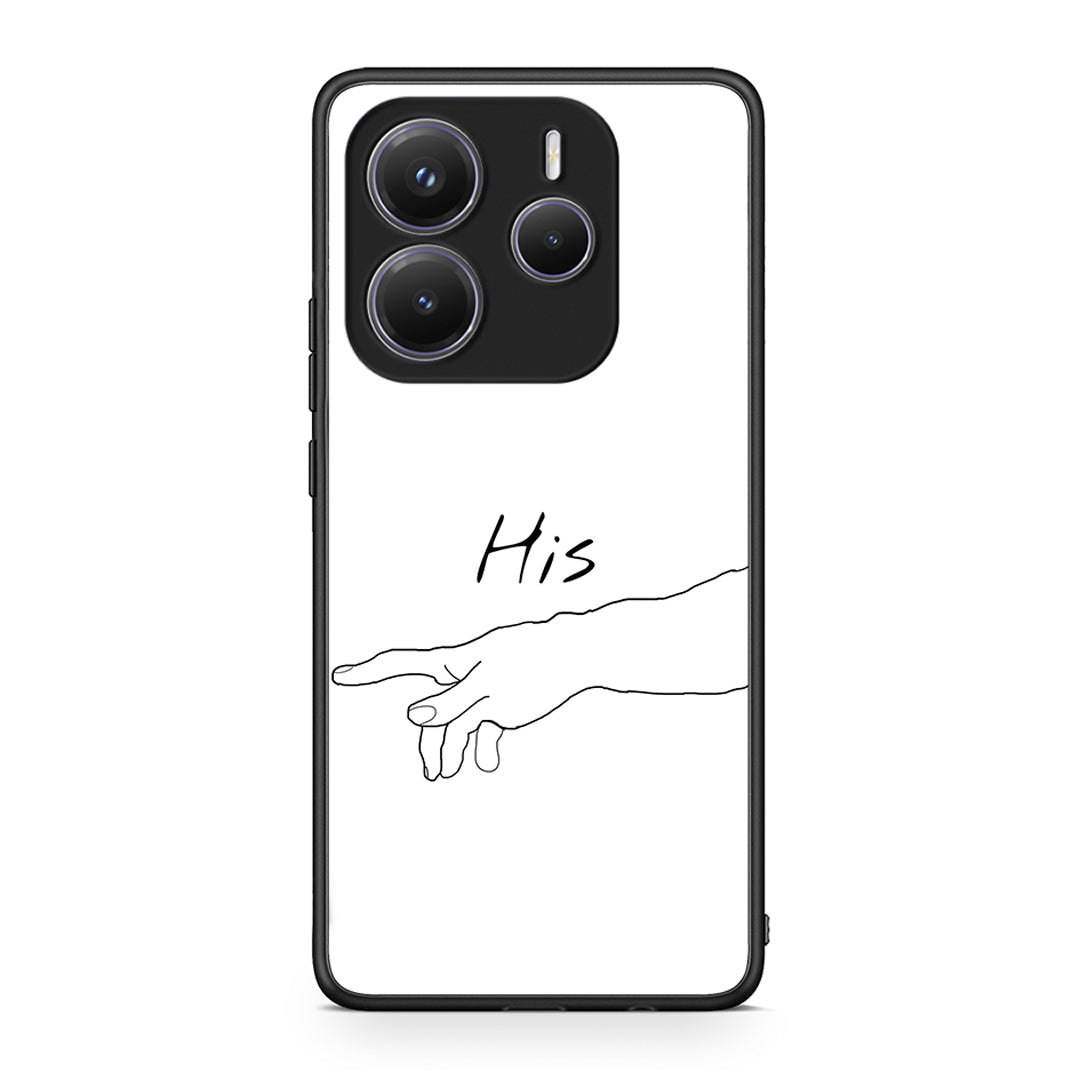 Xiaomi Redmi Note 14 5G Aeshetic Love 2 Θήκη Αγίου Βαλεντίνου από τη Smartfits με σχέδιο στο πίσω μέρος και μαύρο περίβλημα | Smartphone case with colorful back and black bezels by Smartfits