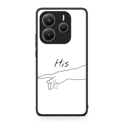 Xiaomi Redmi Note 14 5G Aeshetic Love 2 Θήκη Αγίου Βαλεντίνου από τη Smartfits με σχέδιο στο πίσω μέρος και μαύρο περίβλημα | Smartphone case with colorful back and black bezels by Smartfits