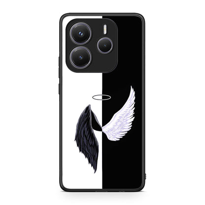 Xiaomi Redmi Note 14 5G Angels Demons θήκη από τη Smartfits με σχέδιο στο πίσω μέρος και μαύρο περίβλημα | Smartphone case with colorful back and black bezels by Smartfits
