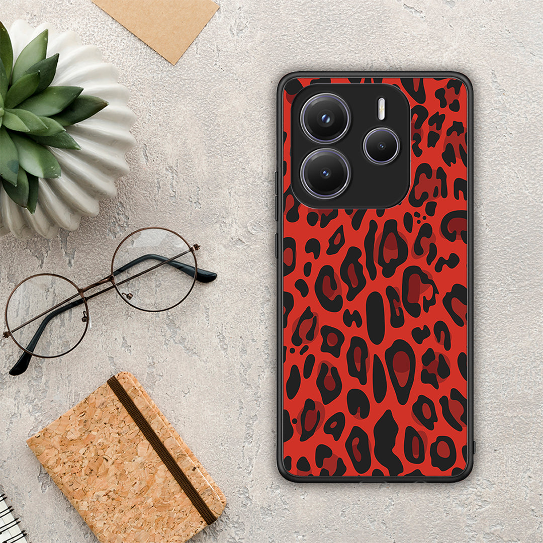 Animal Red Leopard - Xiaomi Redmi Note 14 5G θήκη