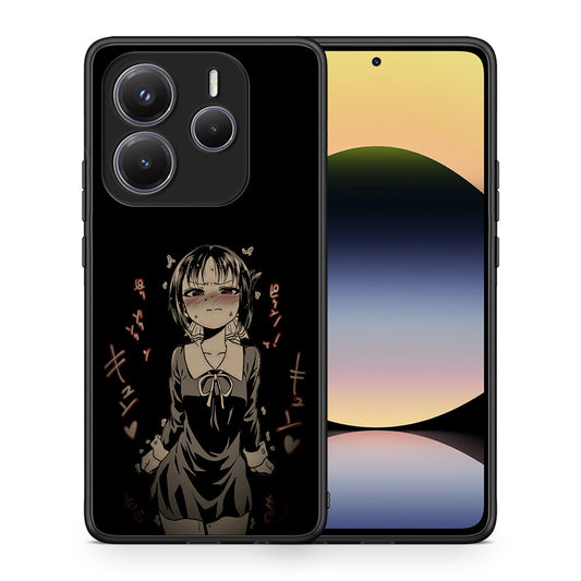 Θήκη Xiaomi Redmi Note 14 5G Anime Girl από τη Smartfits με σχέδιο στο πίσω μέρος και μαύρο περίβλημα | Xiaomi Redmi Note 14 5G Anime Girl case with colorful back and black bezels