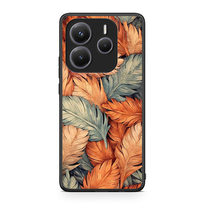 Xiaomi Redmi Note 14 5G Autumn Leaves Θήκη από τη Smartfits με σχέδιο στο πίσω μέρος και μαύρο περίβλημα | Smartphone case with colorful back and black bezels by Smartfits