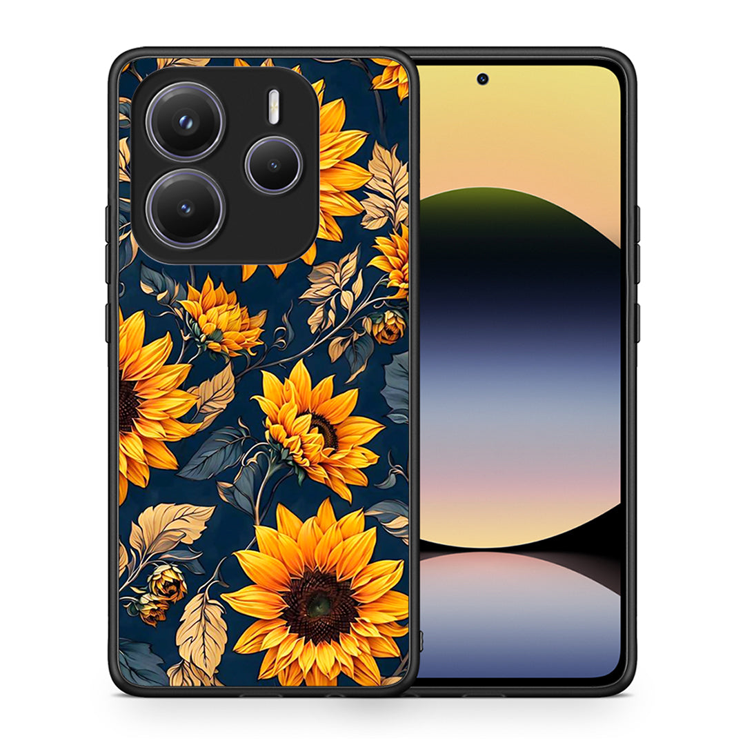 Autumn Sunflowers - Xiaomi Redmi Note 14 5G θήκη