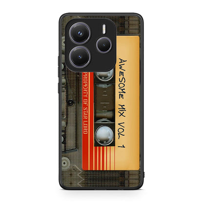 Xiaomi Redmi Note 14 5G Awesome Mix θήκη από τη Smartfits με σχέδιο στο πίσω μέρος και μαύρο περίβλημα | Smartphone case with colorful back and black bezels by Smartfits