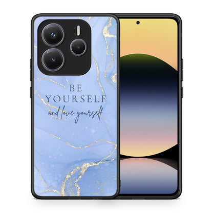 Θήκη Xiaomi Redmi Note 14 5G Be Yourself από τη Smartfits με σχέδιο στο πίσω μέρος και μαύρο περίβλημα | Xiaomi Redmi Note 14 5G Be Yourself case with colorful back and black bezels