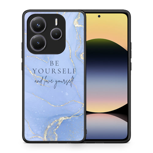 Θήκη Xiaomi Redmi Note 14 5G Be Yourself από τη Smartfits με σχέδιο στο πίσω μέρος και μαύρο περίβλημα | Xiaomi Redmi Note 14 5G Be Yourself case with colorful back and black bezels