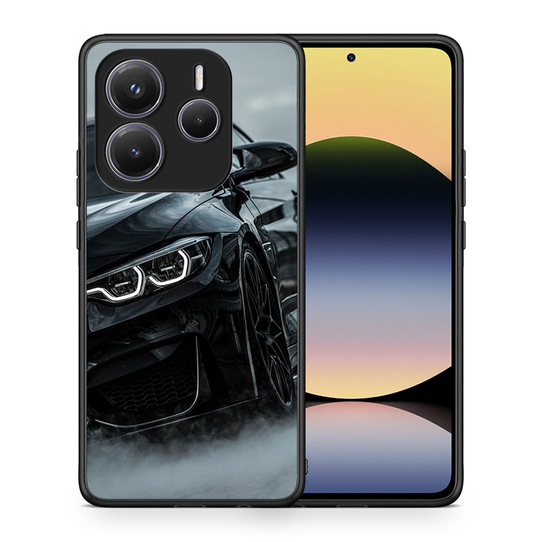 Θήκη Xiaomi Redmi Note 14 5G Black BMW από τη Smartfits με σχέδιο στο πίσω μέρος και μαύρο περίβλημα | Xiaomi Redmi Note 14 5G Black BMW case with colorful back and black bezels