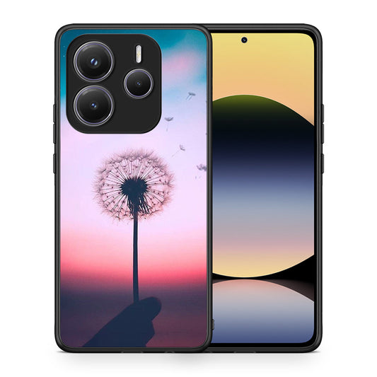 Θήκη Xiaomi Redmi Note 14 5G Wish Boho από τη Smartfits με σχέδιο στο πίσω μέρος και μαύρο περίβλημα | Xiaomi Redmi Note 14 5G Wish Boho case with colorful back and black bezels