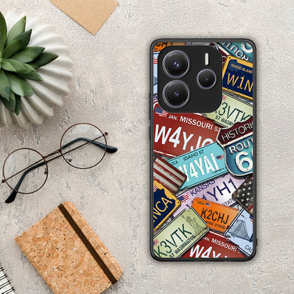 Car Plates - Xiaomi Redmi Note 14 5G θήκη