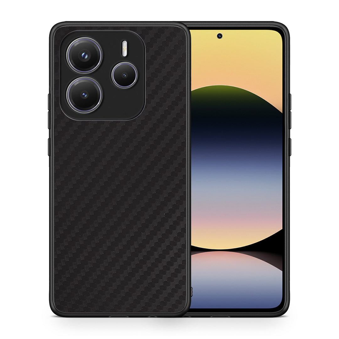 Θήκη Xiaomi Redmi Note 14 5G Carbon Black από τη Smartfits με σχέδιο στο πίσω μέρος και μαύρο περίβλημα | Xiaomi Redmi Note 14 5G Carbon Black case with colorful back and black bezels