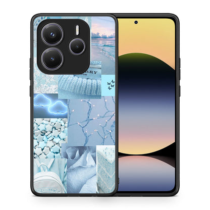 Θήκη Xiaomi Redmi Note 14 5G Ciel Aesthetic Collage από τη Smartfits με σχέδιο στο πίσω μέρος και μαύρο περίβλημα | Xiaomi Redmi Note 14 5G Ciel Aesthetic Collage case with colorful back and black bezels
