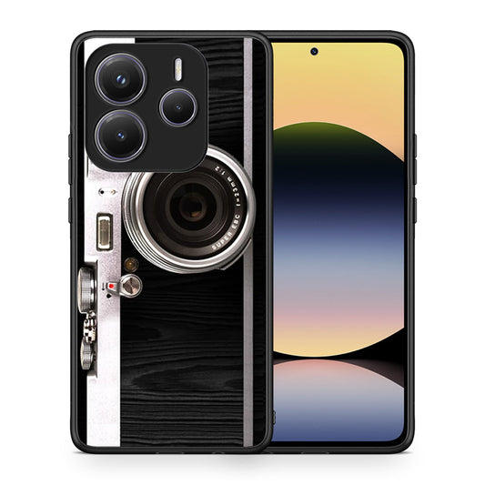 Θήκη Xiaomi Redmi Note 14 5G Emily In Paris από τη Smartfits με σχέδιο στο πίσω μέρος και μαύρο περίβλημα | Xiaomi Redmi Note 14 5G Emily In Paris case with colorful back and black bezels