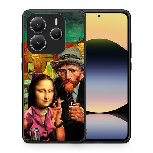 Θήκη Xiaomi Redmi Note 14 5G Funny Art από τη Smartfits με σχέδιο στο πίσω μέρος και μαύρο περίβλημα | Xiaomi Redmi Note 14 5G Funny Art case with colorful back and black bezels