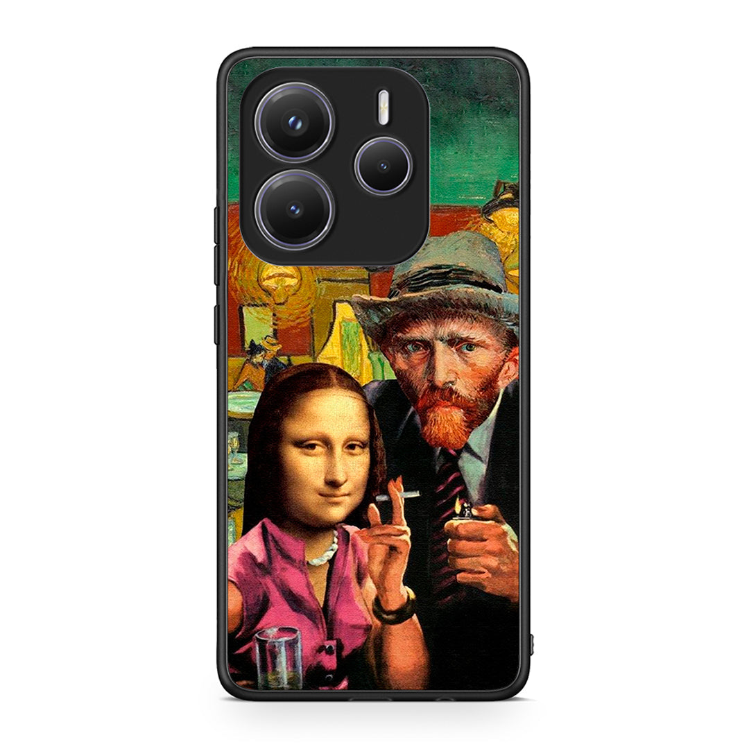 Xiaomi Redmi Note 14 5G Funny Art θήκη από τη Smartfits με σχέδιο στο πίσω μέρος και μαύρο περίβλημα | Smartphone case with colorful back and black bezels by Smartfits