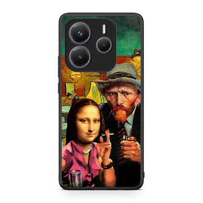 Xiaomi Redmi Note 14 5G Funny Art θήκη από τη Smartfits με σχέδιο στο πίσω μέρος και μαύρο περίβλημα | Smartphone case with colorful back and black bezels by Smartfits