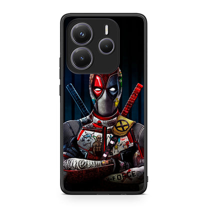 Xiaomi Redmi Note 14 5G Funny Guy θήκη από τη Smartfits με σχέδιο στο πίσω μέρος και μαύρο περίβλημα | Smartphone case with colorful back and black bezels by Smartfits