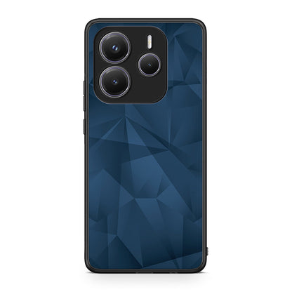 39 - Xiaomi Redmi Note 14 5G Blue Abstract Geometric case, cover, bumper