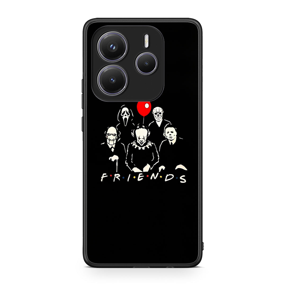 Xiaomi Redmi Note 14 5G Halloween Friends Θήκη από τη Smartfits με σχέδιο στο πίσω μέρος και μαύρο περίβλημα | Smartphone case with colorful back and black bezels by Smartfits