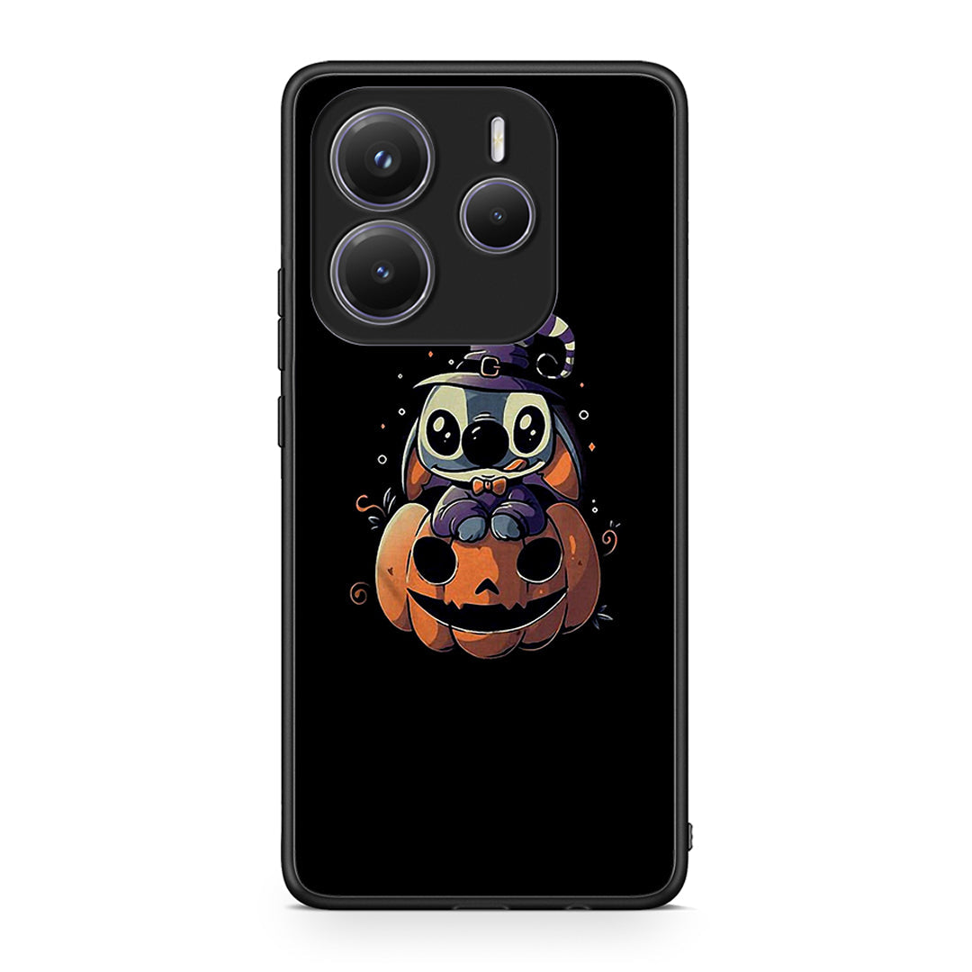 Xiaomi Redmi Note 14 5G Halloween Stitch θήκη από τη Smartfits με σχέδιο στο πίσω μέρος και μαύρο περίβλημα | Smartphone case with colorful back and black bezels by Smartfits