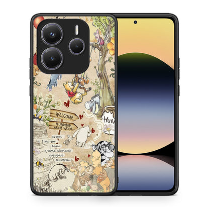 Θήκη Xiaomi Redmi Note 14 5G Happy Friends από τη Smartfits με σχέδιο στο πίσω μέρος και μαύρο περίβλημα | Xiaomi Redmi Note 14 5G Happy Friends case with colorful back and black bezels