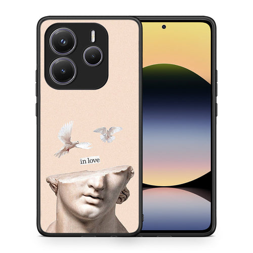 Θήκη Xiaomi Redmi Note 14 5G In Love από τη Smartfits με σχέδιο στο πίσω μέρος και μαύρο περίβλημα | Xiaomi Redmi Note 14 5G In Love case with colorful back and black bezels