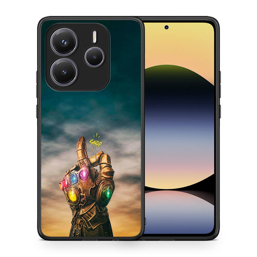 Θήκη Xiaomi Redmi Note 14 5G Infinity Snap από τη Smartfits με σχέδιο στο πίσω μέρος και μαύρο περίβλημα | Xiaomi Redmi Note 14 5G Infinity Snap case with colorful back and black bezels