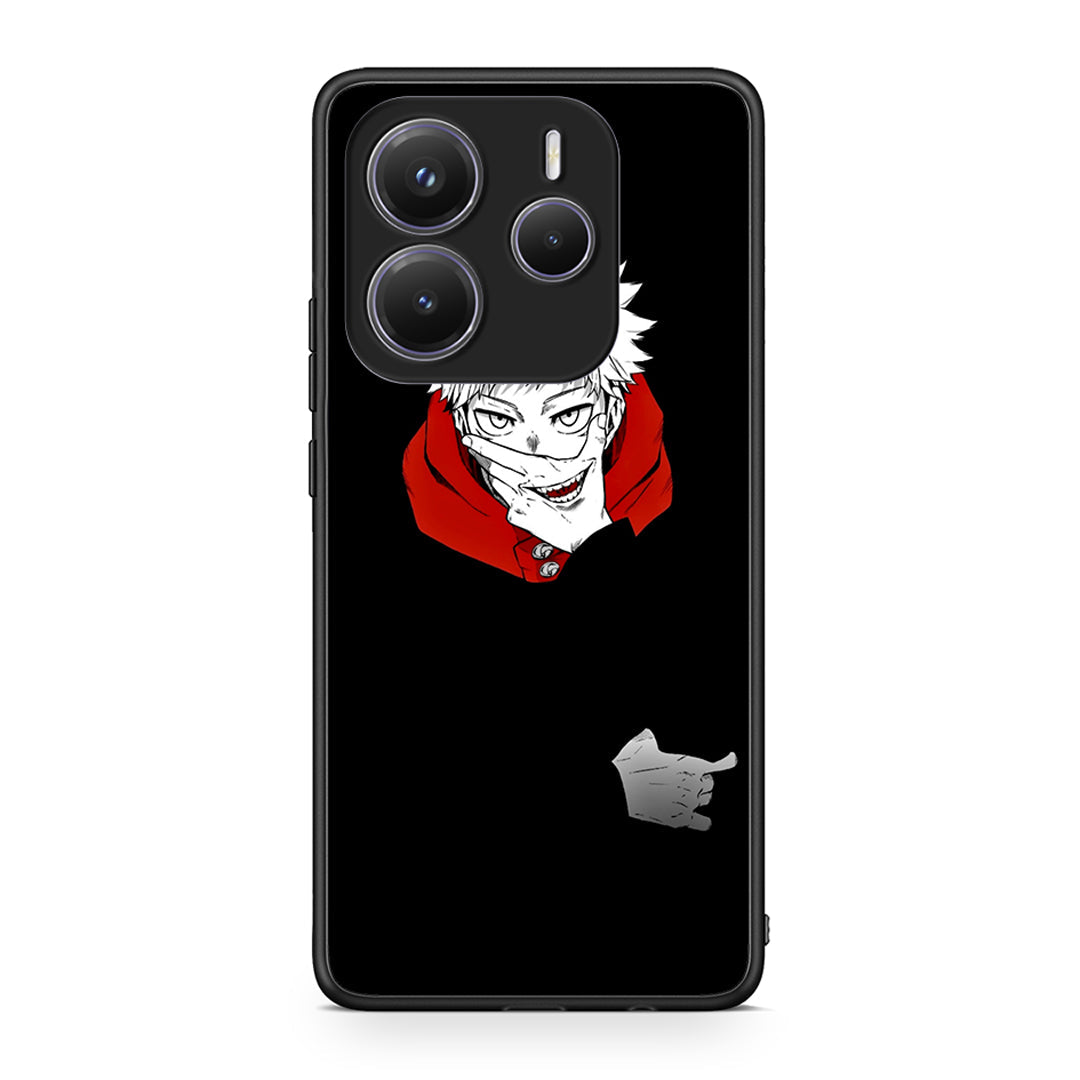 Xiaomi Redmi Note 14 5G Itadori Anime θήκη από τη Smartfits με σχέδιο στο πίσω μέρος και μαύρο περίβλημα | Smartphone case with colorful back and black bezels by Smartfits