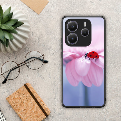 Ladybug Flower - Xiaomi Redmi Note 14 5G θήκη