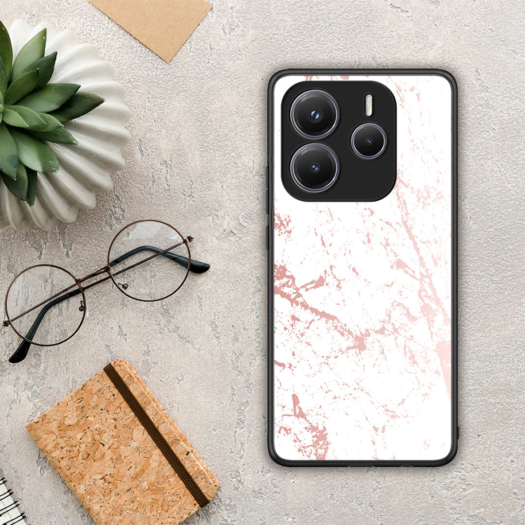 Marble Pink Splash - Xiaomi Redmi Note 14 5G θήκη