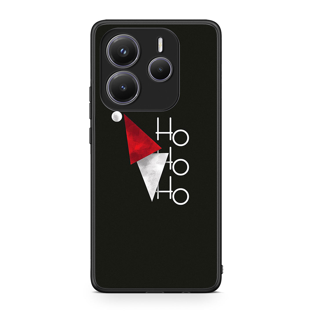 Xiaomi Redmi Note 14 5G Minimal Christmas θήκη από τη Smartfits με σχέδιο στο πίσω μέρος και μαύρο περίβλημα | Smartphone case with colorful back and black bezels by Smartfits