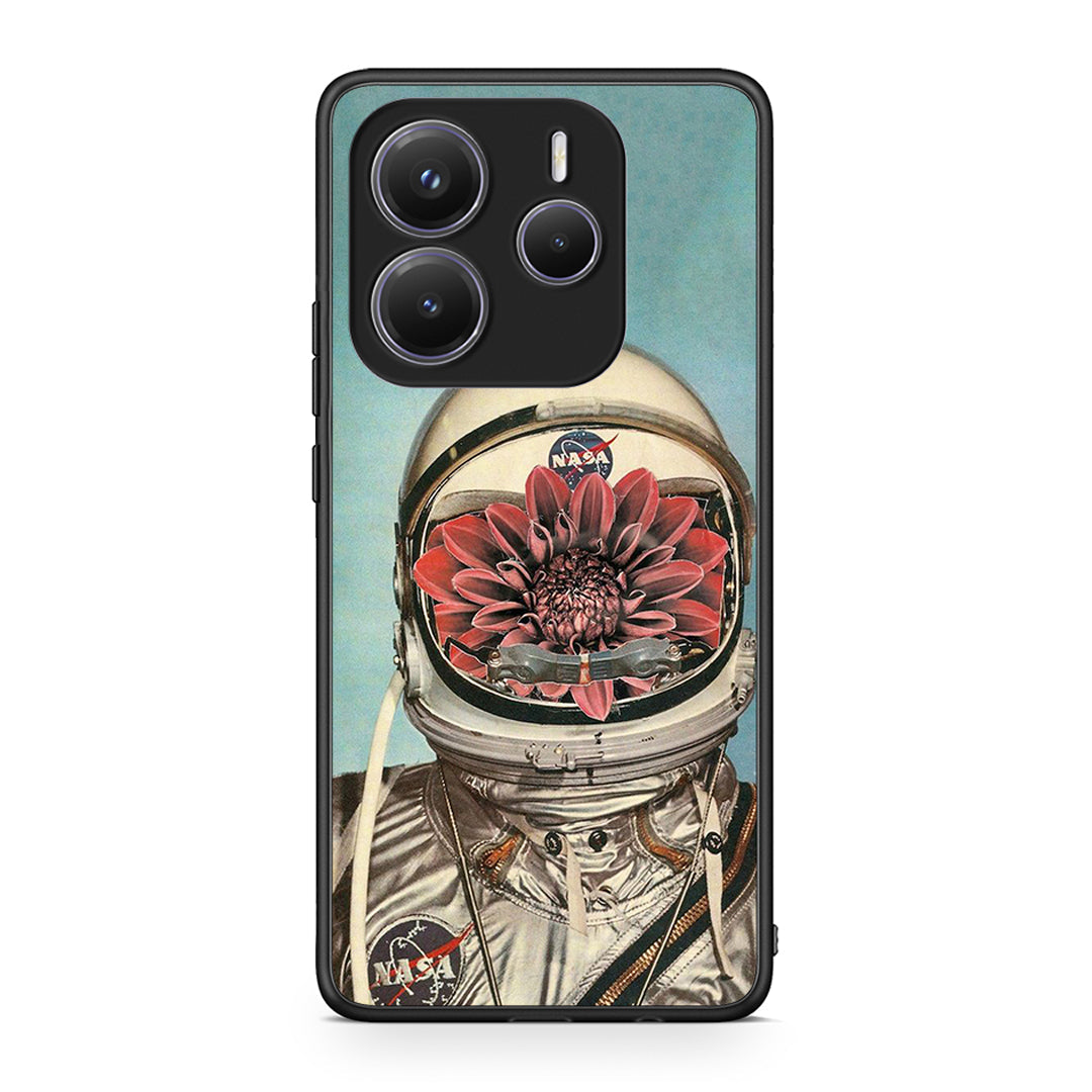 Xiaomi Redmi Note 14 5G Nasa Bloom θήκη από τη Smartfits με σχέδιο στο πίσω μέρος και μαύρο περίβλημα | Smartphone case with colorful back and black bezels by Smartfits